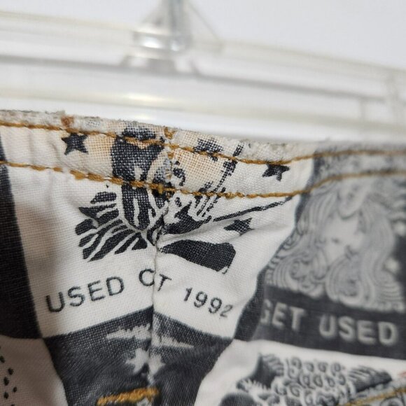 Vtg Get Used By Elie High Waisted Jeans-Size 29-Streetwear-Hip Hop-1992 - Picture 13 of 13